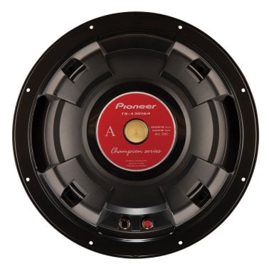 Pioneer® Champion Series TS-A301S4 12-Inch 1,600-Watt-Max Single-Voice-Coil 4-Ohm Component Subwoofer