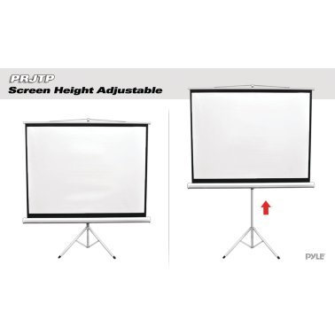 Pyle® Floor-Standing Portable Tripod Manual Projector Screen (84 In.)