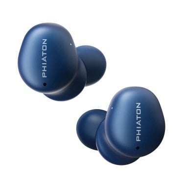 Phiaton® BonoBuds Bluetooth® Earbuds with Microphone and Charging Case, Digital Hybrid Active Noise Canceling, PPU-TN0610 (Midnight Blue)