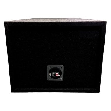 King Boxes D10V 10-In. Double-Speaker Single-Port Black Carpeted Enclosure