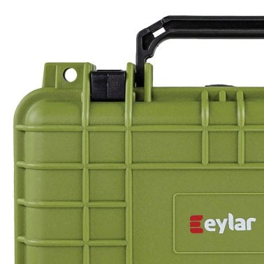 Eylar® SA00010 Compact Waterproof and Shockproof Gear and Camera Hard Case with Foam Insert (Green)