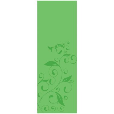 GoFit® Printed Yoga Mat (Green)
