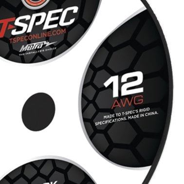 T-Spec® v10 SERIES 12-Gauge Black Speaker Wire, 125 Ft.