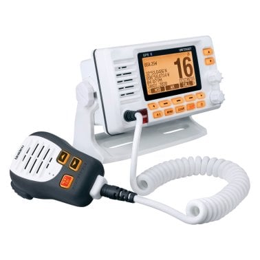 Uniden® VHF Marine Radio with GPS and Bluetooth®, Fixed Mount, UM725GBT (White)