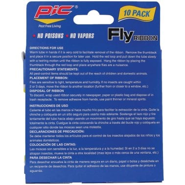 PIC® Fly Ribbon Bug & Insect Catcher, 10 pk