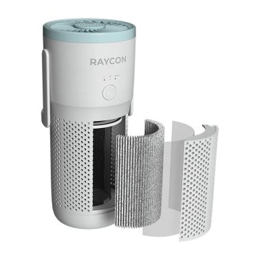 Raycon® The Portable Air Purifier with True HEPA Filtration for up to 54 Sq. Ft., Fresh Blue