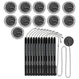 Nadex Coins™ Counterfeit Pen and Ball Chain with Base (12 Pack)