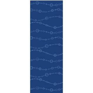 GoFit® Printed Yoga Mat (Blue)