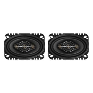 Pioneer® TS-A4671F 4-In. x 6-In. 210-Watt 4-Way Full-Range Coaxial Speakers Black, Max Power 2 Pack
