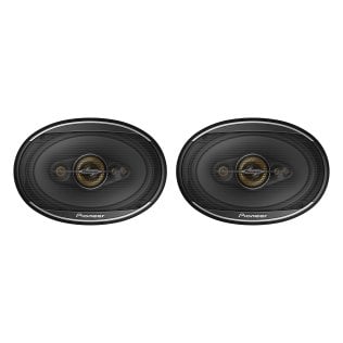 Pioneer® TS-A6991FH 6-In. x 9-In. 750-Watt 5-Way Full-Range Coaxial Speakers Gold and Black, Max Power 2 Pack