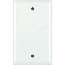 DataComm Electronics Standard Blank Wall Plate (White)