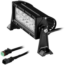 Heise LED Lighting Systems® 8-In. 12-LED Dual-Row High-Output LED Light Bar, HE-DR8