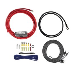 T-Spec® v8 SERIES 600-Watt 8-Gauge Mini-ANL Amp Installation Kit with RCA Cables