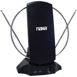 Naxa® High-Powered Amplified ATSC/HDTV/FM Indoor Antenna