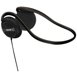 Maxell® On-Ear Stereo Neckband Headphones, Black, NB-201
