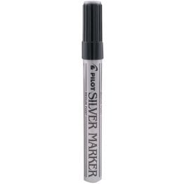 Pilot® Medium-Tip Marker Pen (Silver)