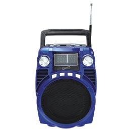 Supersonic® Bluetooth® 4-Band Radio (Blue)