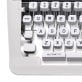 The Oliver Typewriter Company Timeless Manual Typewriter (White)