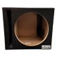 King Boxes S12V 12-In. Single-Speaker Ported Black Carpeted Enclosure