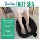 AllSett Health® Extra-Large Foot-Soaking Bath Basin (Black)
