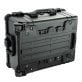 Eylar® SA00006 XL Waterproof and Shockproof Gear Hard Transport Roller Case with Foam Insert, Black