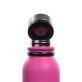 Outdoors Professional 20-Oz. Stainless Steel Double-Walled Vacuum-Insulated Travel Bottle with Leakproof Screw Cap (Pink)