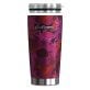 Outdoors Professional 20-Oz. Stainless Steel Double-Walled Vacuum-Insulated Classic Tumbler with Sealed Silicone Lid (Tropical Purple)