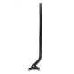 Antennas Direct® 40-In. Universal TV Antenna Mast with Pivoting Base and Hardware — All-Weather Easy-Install Powder-Coated Steel Pole and Base (Black)