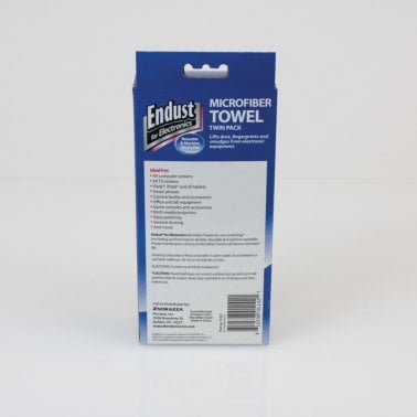 Endust® for Electronics Microfiber Towels, 2 Count