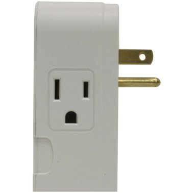 Panamax® MAX® Multipurpose Plug-in Surge Protector, 2 Outlets, White