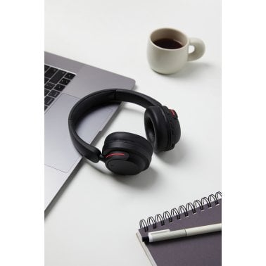 Phiaton® BonoBeats Lite Bluetooth® On-Ear Headphones with Microphone, Digital Hybrid Active Noise Canceling, PPU-BN0300 (Black)