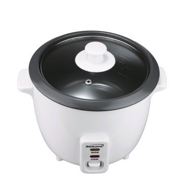 Brentwood® 10-Cups Cooked/20-Cups Uncooked Electric Rice Cooker with Steamer, White