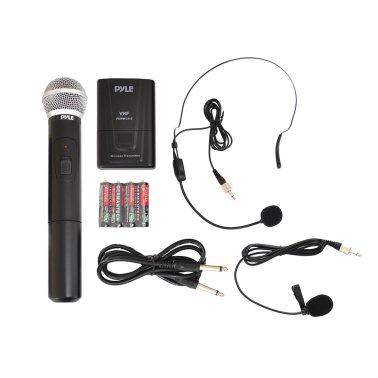 Pyle® VHF Dual-Channel Wireless Microphone Receiver System with Independent Volume Control