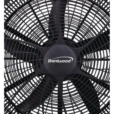 Brentwood® Kool Zone F-20BKR 3-Speed 20-In. 110-Watt High-Velocity Air-Circulator Floor Fan