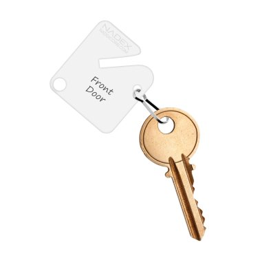 Nadex Coins™ Slotted Key Tags, 20 Pack