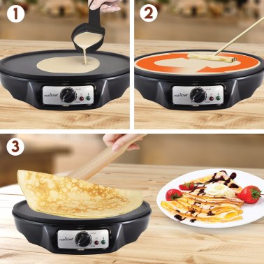 NutriChef Electric Griddle and Crepe Maker