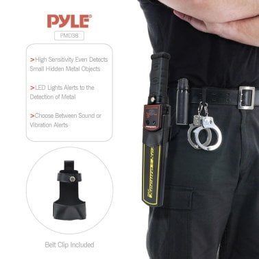 Pyle® Secure Scan Handheld Metal Detector Wand Security Scanner