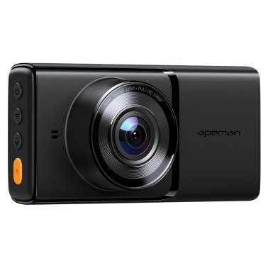 Apeman® C680 Dual-Lens Dash Cam with 170°/140° Fields of View and 1080p Full HD