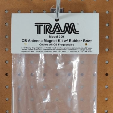 Tram® 300-Watt 26 MHz to 30 MHz 1-Piece Magnet-and-Coil-Housing Trucker CB Antenna Kit