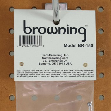 Browning® 200-Watt 144 MHz to 174 MHz 3-dBd-Gain VHF Antenna with NMO Mounting