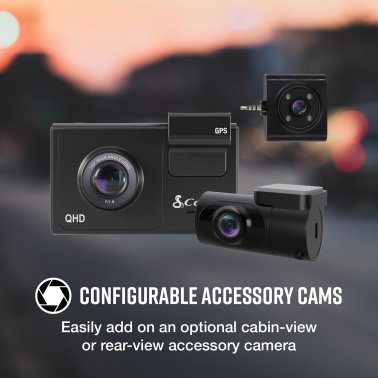 Cobra® SC 200 Configurable Single-View Smart Dash Cam