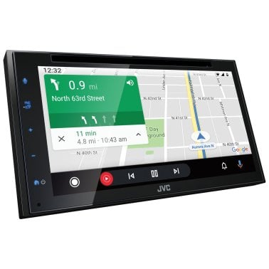 JVC® KW-V660BT 6.8-In. Double-DIN In-Dash DVD Receiver with Bluetooth®, Apple CarPlay™, Android™ Auto, and SiriusXM® Ready