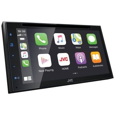 JVC® KW-V660BT 6.8-In. Double-DIN In-Dash DVD Receiver with Bluetooth®, Apple CarPlay™, Android™ Auto, and SiriusXM® Ready