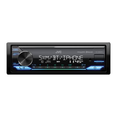 JVC® KD-X380BTS Car In-Dash Unit, Single-DIN Digital Media Receiver with Bluetooth®, Alexa® Built-in, and SiriusXM® Ready
