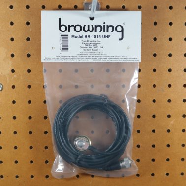 Browning® 3/4-Inch Fully Enclosed NMO Hole Mount with Preinstalled UHF Male PL-259 Connector