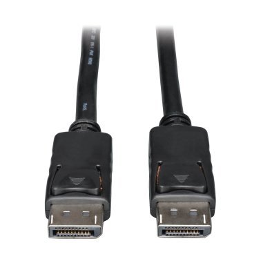 Tripp Lite® by Eaton® DisplayPort™ M/M Cable with Latching Connectors, 4K 60 Hz, Black (15 Ft.)