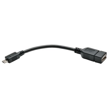 Tripp Lite® by Eaton® Micro USB OTG Host Adapter Cable, 6"