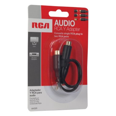 RCA 1 Male to 2 Females RCA Y-Adapter