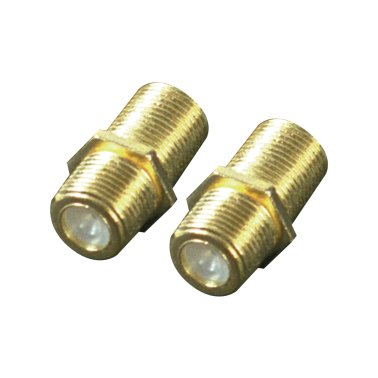 RCA In-Line F-Connectors, 2 Count