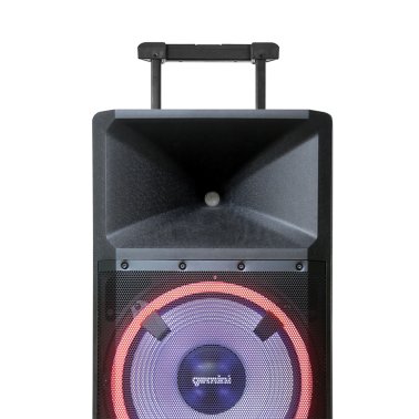Gemini® GSP Series Portable Bluetooth® True Wireless PA Speaker with Media Player, Lights, Stand, and Microphone, Black, GSP-L2200PK
